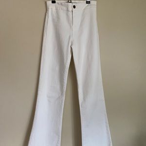 White Flare Jeans